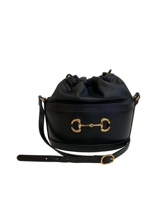 GUCCI Horsebit 1955 leather-trimmed printed coated-canvas  Gucci Horsebit Shoulder